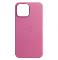Шкіряний чохол Leather Case (AAA) with MagSafe and Animation для Apple iPhone 13 (6.1") Pollen
