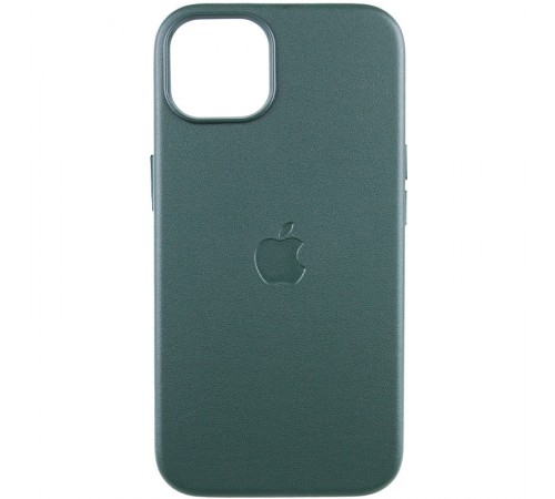 Шкіряний чохол Leather Case (AAA) with MagSafe and Animation для Apple iPhone 13 (6.1") Sequoia Green Шкіряний чохол Leather Case (AAA) with MagSafe and Animation для Apple iPhone 13 (6.1") Sequoia Green