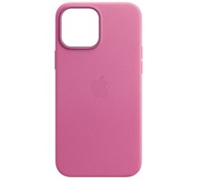 Шкіряний чохол Leather Case (AAA) with MagSafe and Animation для Apple iPhone 14 Pro Max (6.7") Pollen