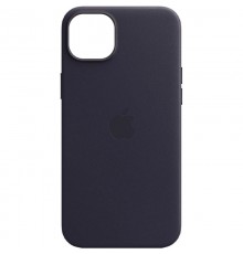 Шкіряний чохол Leather Case (AAA) with MagSafe and Animation для Apple iPhone 14 Pro Max (6.7") Violet