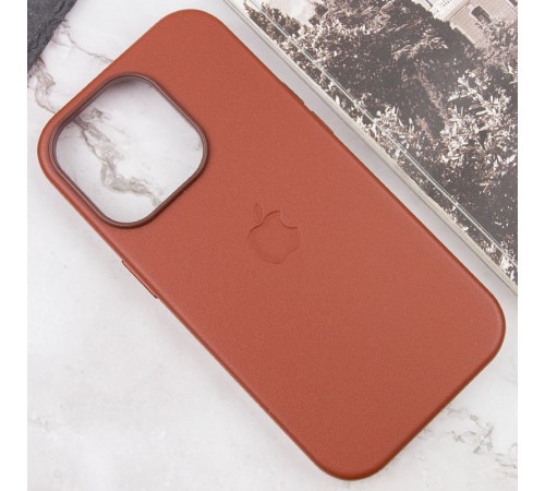 Шкіряний чохол Leather Case (AAA) with MagSafe and Animation для Apple iPhone 14 Pro Max (6.7") Umber Шкіряний чохол Leather Case (AAA) with MagSafe and Animation для Apple iPhone 14 Pro Max (6.7") Umber