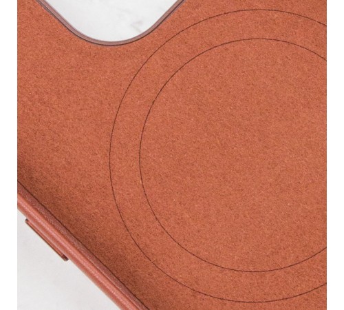 Шкіряний чохол Leather Case (AAA) with MagSafe and Animation для Apple iPhone 14 Pro Max (6.7") Umber Шкіряний чохол Leather Case (AAA) with MagSafe and Animation для Apple iPhone 14 Pro Max (6.7") Umber