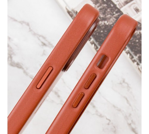 Шкіряний чохол Leather Case (AAA) with MagSafe and Animation для Apple iPhone 14 Pro Max (6.7") Umber Шкіряний чохол Leather Case (AAA) with MagSafe and Animation для Apple iPhone 14 Pro Max (6.7") Umber