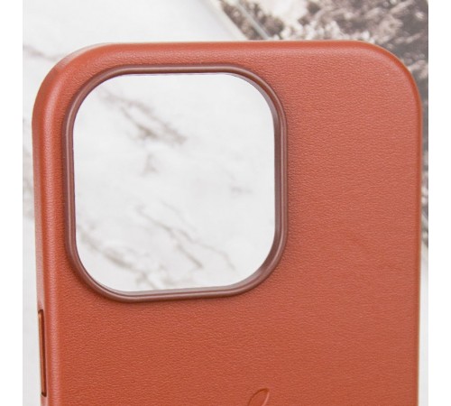 Шкіряний чохол Leather Case (AAA) with MagSafe and Animation для Apple iPhone 14 Pro Max (6.7") Umber Шкіряний чохол Leather Case (AAA) with MagSafe and Animation для Apple iPhone 14 Pro Max (6.7") Umber