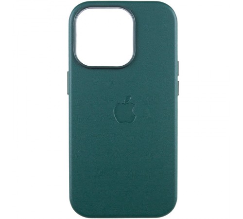 Шкіряний чохол Leather Case (AAA) with MagSafe and Animation для Apple iPhone 14 Pro Max (6.7") Forest Green Шкіряний чохол Leather Case (AAA) with MagSafe and Animation для Apple iPhone 14 Pro Max (6.7") Forest Green