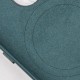 Шкіряний чохол Leather Case (AAA) with MagSafe and Animation для Apple iPhone 14 Pro Max (6.7") Forest Green