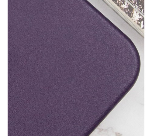 Шкіряний чохол Leather Case (AAA) with MagSafe and Animation для Apple iPhone 14 Pro Max (6.7") Deep Violet Шкіряний чохол Leather Case (AAA) with MagSafe and Animation для Apple iPhone 14 Pro Max (6.7") Deep Violet