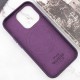 Шкіряний чохол Leather Case (AAA) with MagSafe and Animation для Apple iPhone 14 Pro Max (6.7") Deep Violet