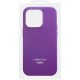 Шкіряний чохол Leather Case (AAA) with MagSafe and Animation для Apple iPhone 14 Pro Max (6.7") Deep Violet