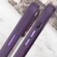 Шкіряний чохол Leather Case (AAA) with MagSafe and Animation для Apple iPhone 14 Pro Max (6.7") Deep Violet