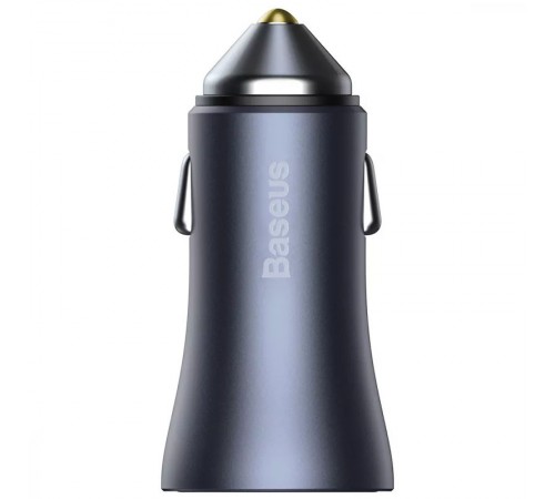 АЗП Baseus Golden Contactor Pro 40W 2USB + Type-C 5A (1m) (TZCCJD-A0G) Сірий