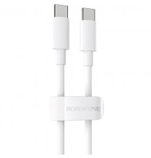 Дата кабель Borofone BX44 High-energy Type-C to Type-C 100W (2m) Білий