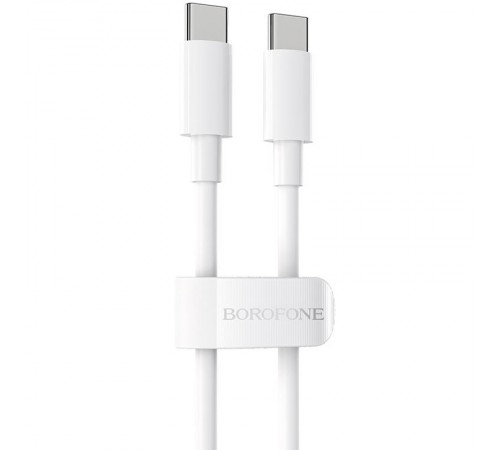 Дата кабель Borofone BX44 High-energy Type-C to Type-C 100W (2m) Білий Дата кабель Borofone BX44 High-energy Type-C to Type-C 100W (2m) Білий