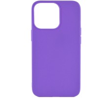 Силіконовий чохол Candy для Apple iPhone 14 Pro (6.1") Бузковий