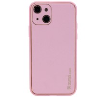 Шкіряний чохол Xshield для Apple iPhone 14 (6.1") Рожевий / Pink