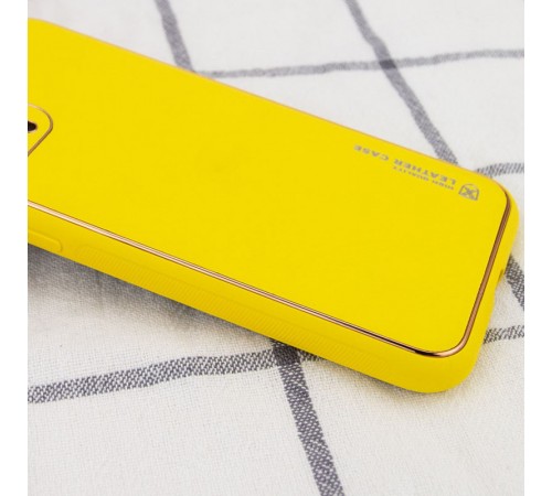 Шкіряний чохол Xshield для Apple iPhone 14 Pro (6.1") Жовтий / Yellow