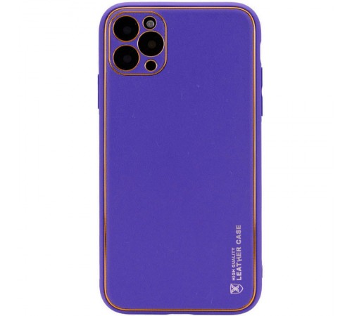 Шкіряний чохол Xshield для Apple iPhone 14 Pro (6.1") Фіолетовий / Ultra Violet