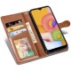 Шкіряний чохол-книжка GETMAN Gallant (PU) для Xiaomi Poco M5 Коричневий