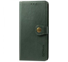 Шкіряний чохол-книжка GETMAN Gallant (PU) для Xiaomi Redmi A1 / A2 Зелений