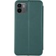 Шкіряний чохол-книжка Classy для Xiaomi Redmi A1 / A2 Темно-зелений