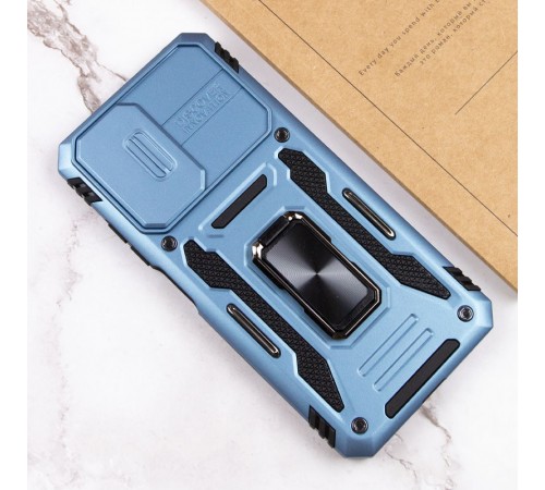 Ударостійкий чохол Camshield Army Ring для Xiaomi Redmi 9A Блакитний / Light Blue Ударостійкий чохол Camshield Army Ring для Xiaomi Redmi 9A Блакитний / Light Blue