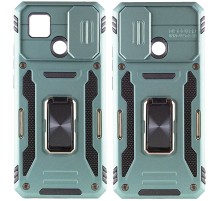 Ударостійкий чохол Camshield Army Ring для Xiaomi Redmi 9C / 10A Зелений / Light Green