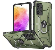 Ударостійкий чохол Pathfinder Ring для Samsung Galaxy A33 5G Зелений / Army Green