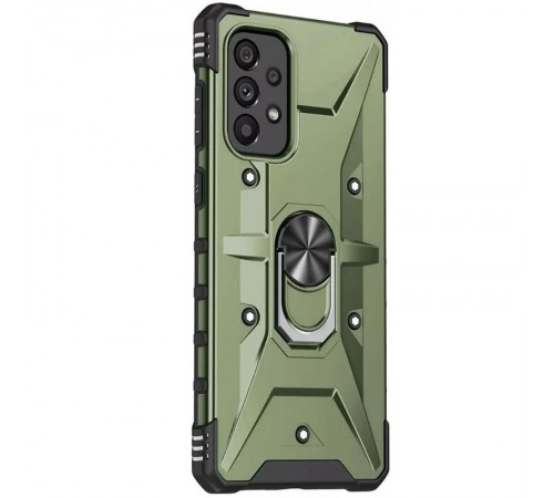 Ударостійкий чохол Pathfinder Ring для Samsung Galaxy A33 5G Зелений / Army Green Ударостійкий чохол Pathfinder Ring для Samsung Galaxy A33 5G Зелений / Army Green