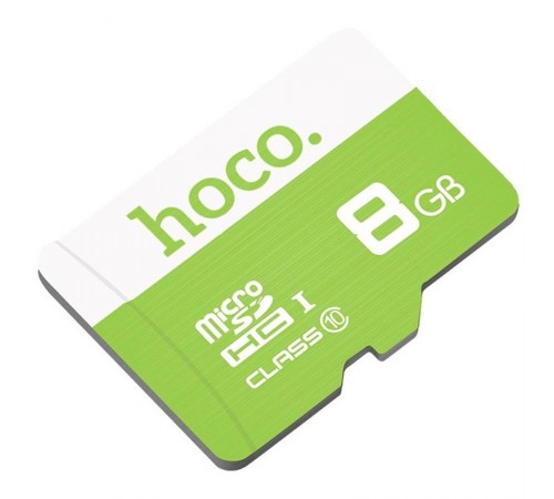 Карта пам'яті Hoco microSDHC Class 10 - 8GB (без адаптера) Green Карта пам'яті Hoco microSDHC Class 10 - 8GB (без адаптера) Green