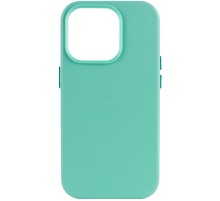 Шкіряний чохол Leather Case (AA Plus) with MagSafe для Apple iPhone 13 Pro Max (6.7") Ice