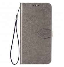 Шкіряний чохол-книжка Art Case з візитницею для Xiaomi Redmi A1 / A2 Сірий