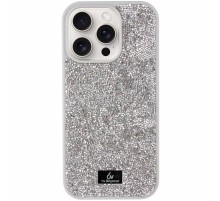 TPU чохол Bling World Rock Diamond для Apple iPhone 14 Pro (6.1") Срібний