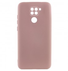 Чохол Silicone Cover Lakshmi Full Camera (A) для Xiaomi Redmi Note 9 / Redmi 10X Рожевий / Pink Sand