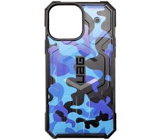 Ударостійкий чохол UAG Pathfinder with MagSafe Camo для Apple iPhone 14 Plus / 15 Plus (6.7") Синій