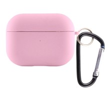 Силіконовий футляр з мікрофіброю для навушників Airpods Pro 2 / Pro Рожевий / Light pink