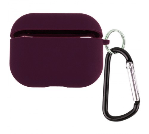 Силіконовий футляр з мікрофіброю для навушників Airpods Pro 2 / Pro Фіолетовий / Deep Purple Силіконовий футляр з мікрофіброю для навушників Airpods Pro 2 / Pro Фіолетовий / Deep Purple