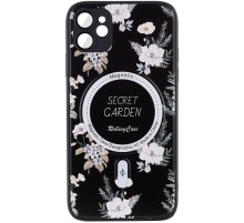 TPU+PC чохол Secret Garden with MagSafe для Apple iPhone 11 (6.1") Black