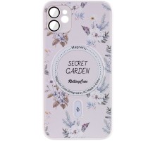 TPU+PC чохол Secret Garden with MagSafe для Apple iPhone 11 (6.1") White