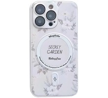 TPU+PC чохол Secret Garden with MagSafe для Apple iPhone 12 Pro (6.1") White