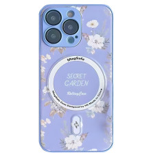 TPU+PC чохол Secret Garden with Magnetic Fit для Apple iPhone 11 Pro (5.8") Lilac