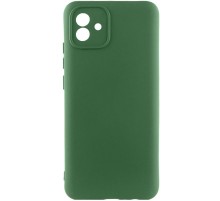 Чохол Silicone Cover Lakshmi Full Camera (A) для Samsung Galaxy A04 Зелений / Dark green