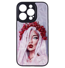 TPU+PC чохол Prisma Ladies для Apple iPhone 14 Pro (6.1") Ukrainian Girl