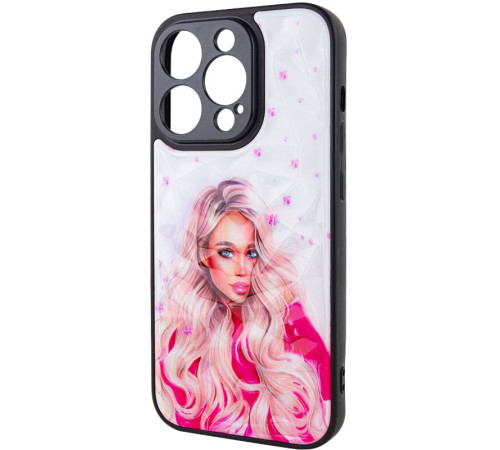 TPU+PC чохол Prisma Ladies для Apple iPhone 14 Pro Max (6.7") Pink