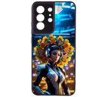 TPU+PC чохол Prisma Ladies для Samsung Galaxy S22 Ultra Cyberpunk