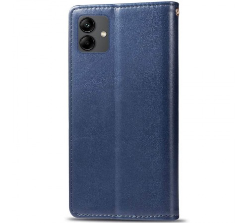 Шкіряний чохол книжка GETMAN Gallant (PU) для Samsung Galaxy A04 Синій Шкіряний чохол книжка GETMAN Gallant (PU) для Samsung Galaxy A04 Синій