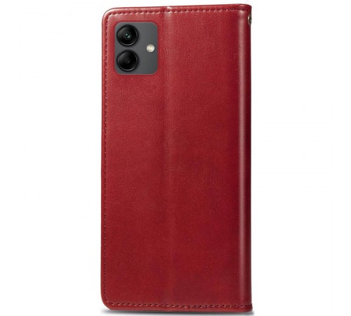 Шкіряний чохол книжка GETMAN Gallant (PU) для Samsung Galaxy A04 Червоний Шкіряний чохол книжка GETMAN Gallant (PU) для Samsung Galaxy A04 Червоний
