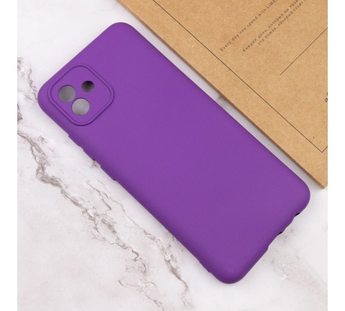 Чохол Silicone Cover Lakshmi Full Camera (A) для Samsung Galaxy A04e Фіолетовий / Purple Чохол Silicone Cover Lakshmi Full Camera (A) для Samsung Galaxy A04e Фіолетовий / Purple