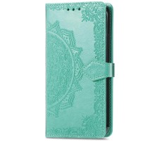 Шкіряний чохол-книжка Art Case з візитницею для Samsung Galaxy A04e Бірюзовий