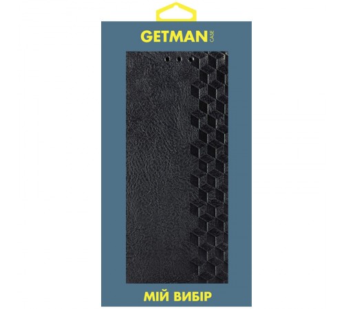 Шкіряний чохол-книжка GETMAN Cubic (PU) для OnePlus 9RT 5G Чорний