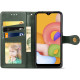 Шкіряний чохол-книжка GETMAN Gallant (PU) для Samsung Galaxy A04e Зелений